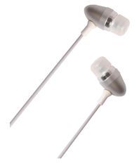 Callmate Metal HQ In Ear Wired Earphones With Mic Silver