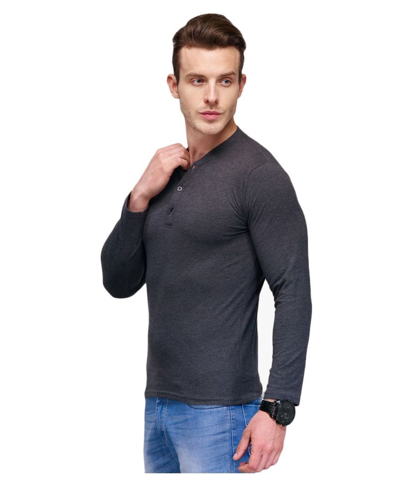 men black henley shirt