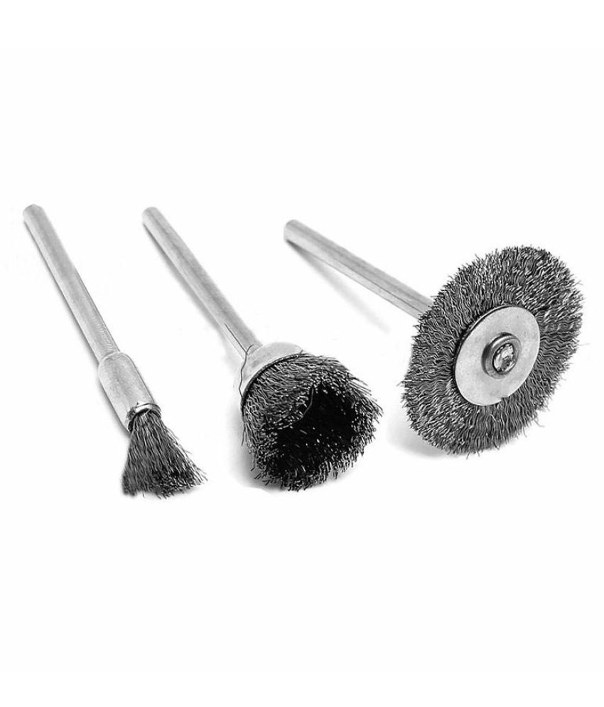 DIY Crafts Stainless Steel Wire Brush Rust Wheel Cup Polish Rotary