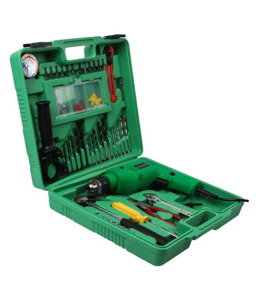 Buildskill 13 mm 650W Impact Drill Machine Kit with Reversible Function