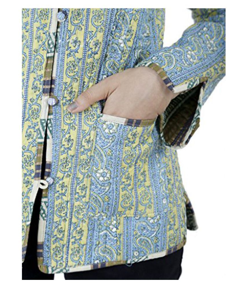 ethnic quilted jacket