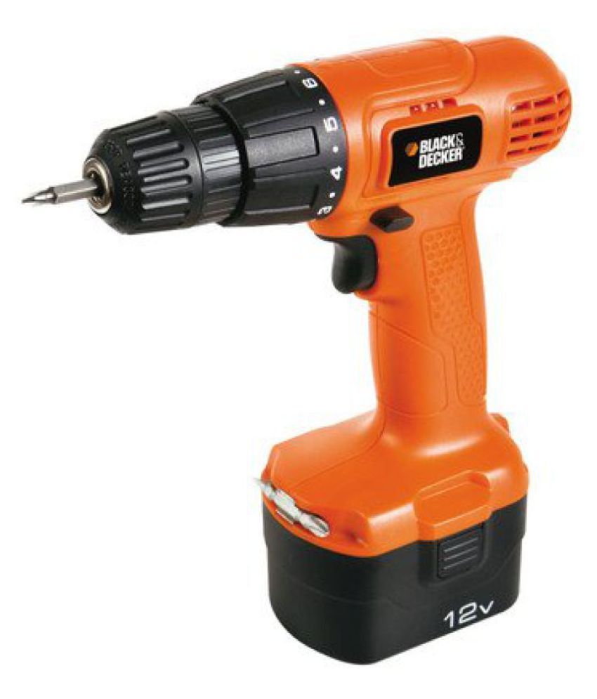 Black & Decker CD121K50 12-Volt Cordless Drill/Driver with Keyless ...