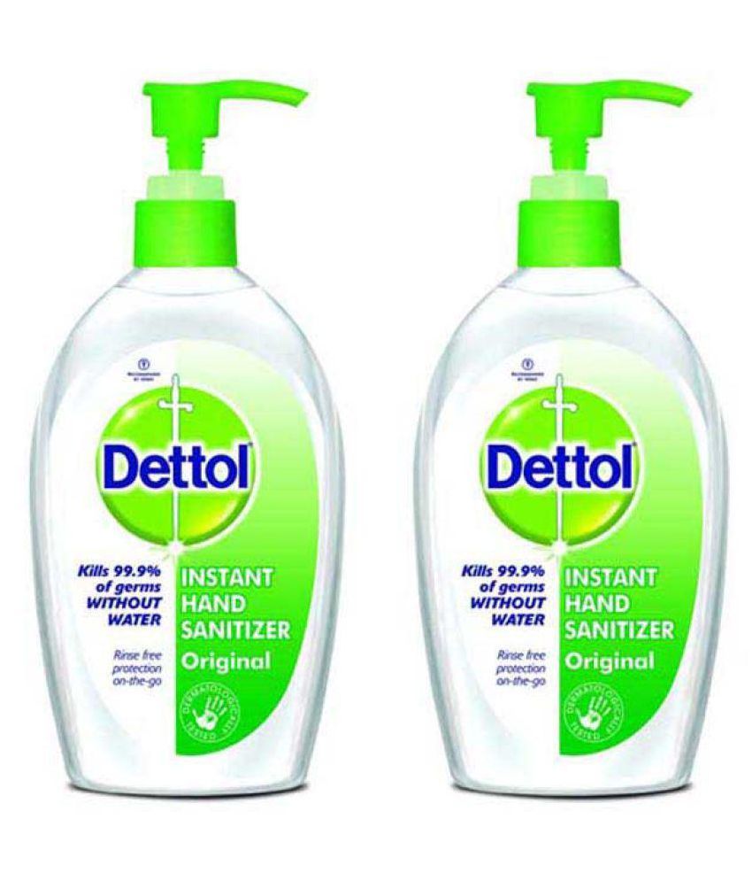 Dettol Hand Sanitizer 200 ml Pack of 2: Buy Dettol Hand