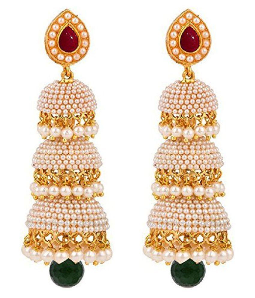     			Youbella Multicolor Jhumki