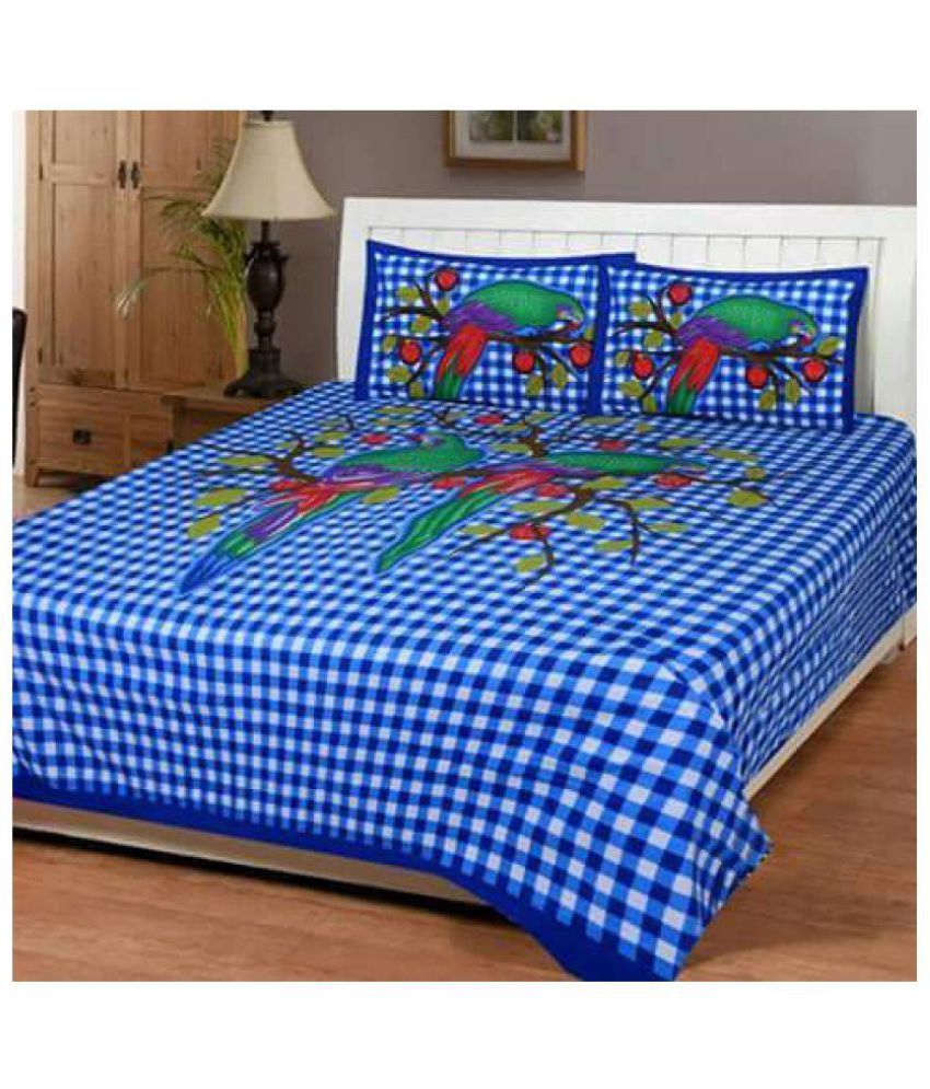bed sheet double cotton