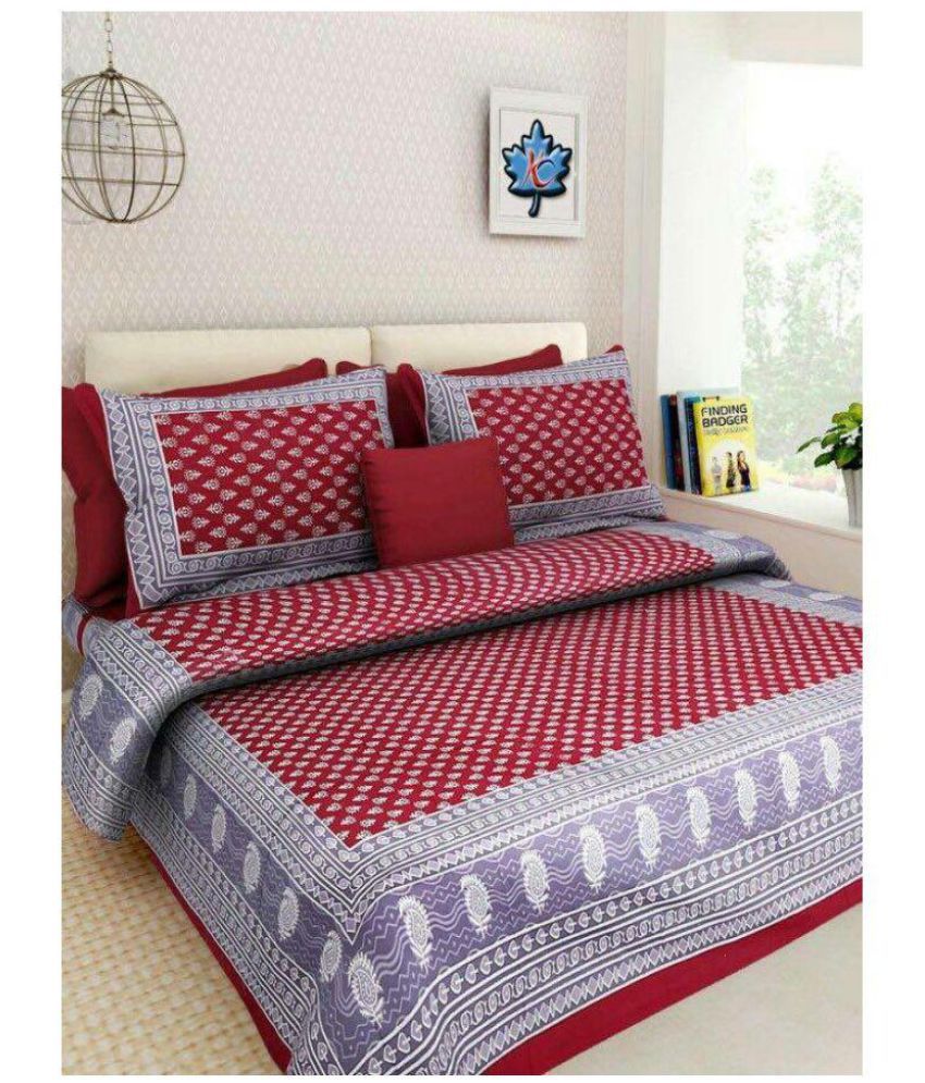 Jaipuri Bedsheet Double Cotton Bed Sheet - Buy Jaipuri Bedsheet Double ...