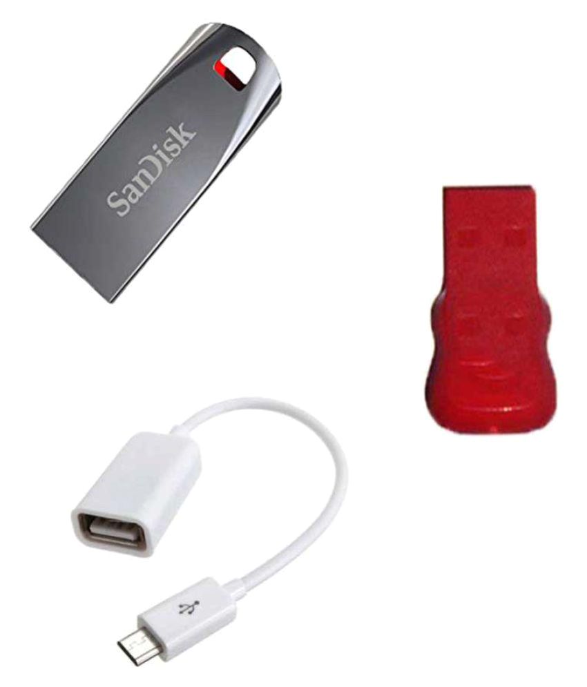 SanDisk Cruzer Force 16G-135 16GB USB 2.0 Utility Pendrive silver - Buy ...