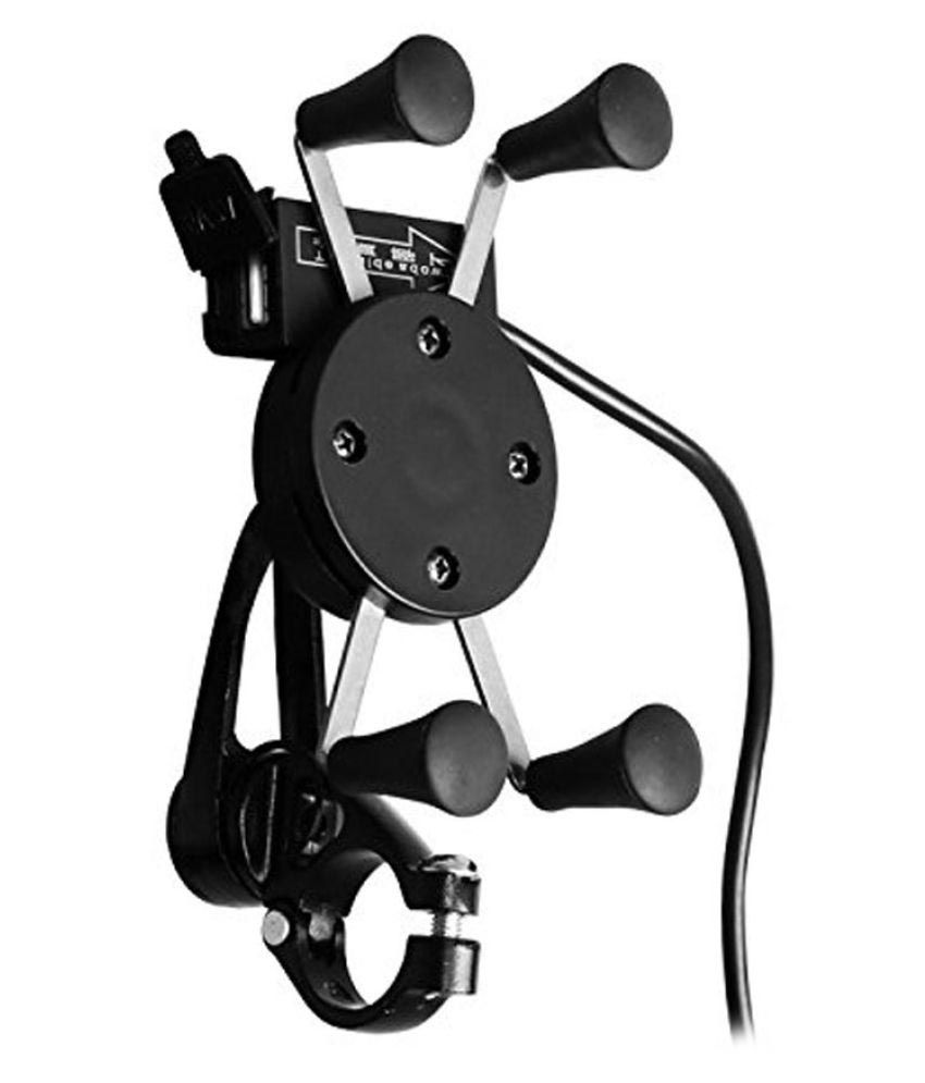 Bike XGrip Mobile Phone Holder with USB Charger for Royal Enfield