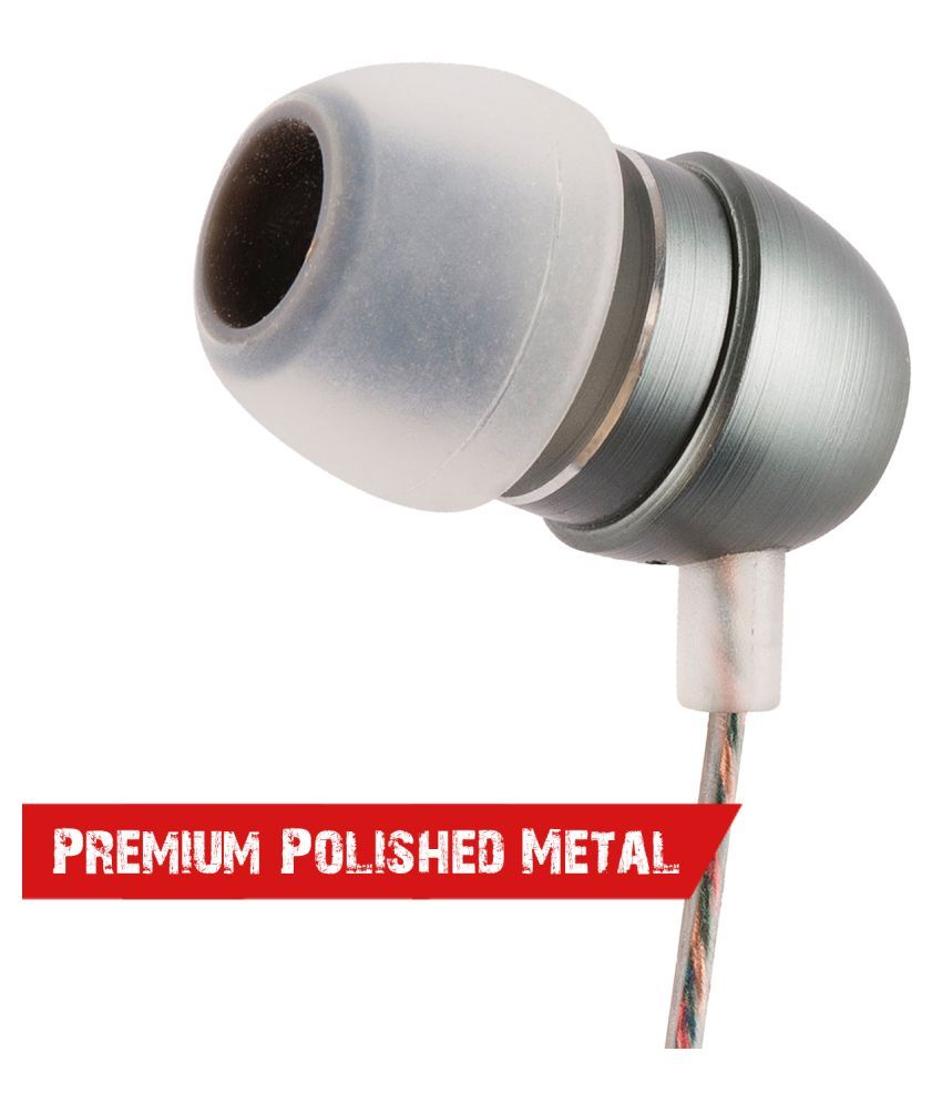 Boat Bassheads 315 In Ear Wired Earphones With Mic Silver Buy Boat