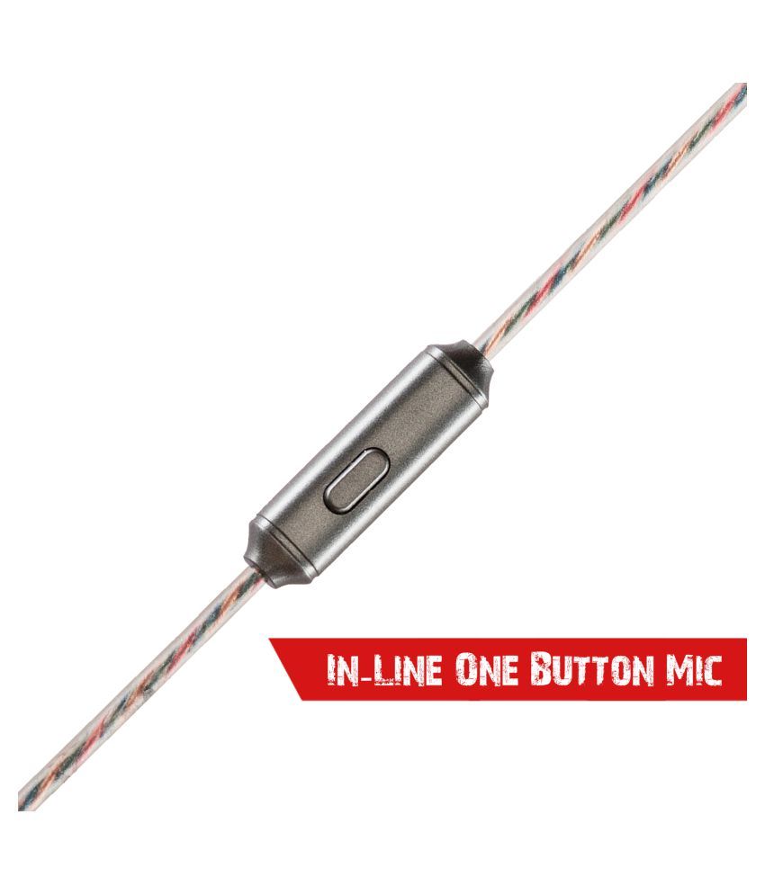 Boat Bassheads 315 In Ear Wired Earphones With Mic Silver Buy Boat