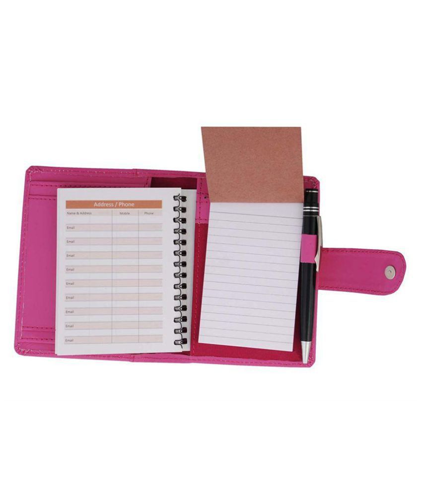 Coi Elegant Planner/Notebook and Memo Pad(Pink cover ...