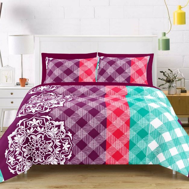 Vintana Double Cotton Abstract Bed Sheet Pack of 2 Buy Vintana
