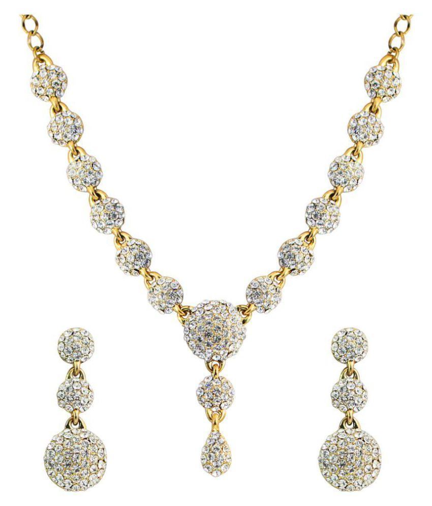 Touchstone White necklace Set - Buy Touchstone White necklace Set ...