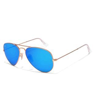 Ray-Ban Blue Aviator Sunglasses 