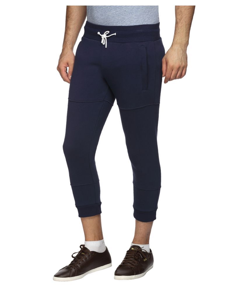 puma core fleece joggers navy