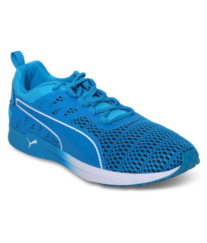 blue puma running shoes