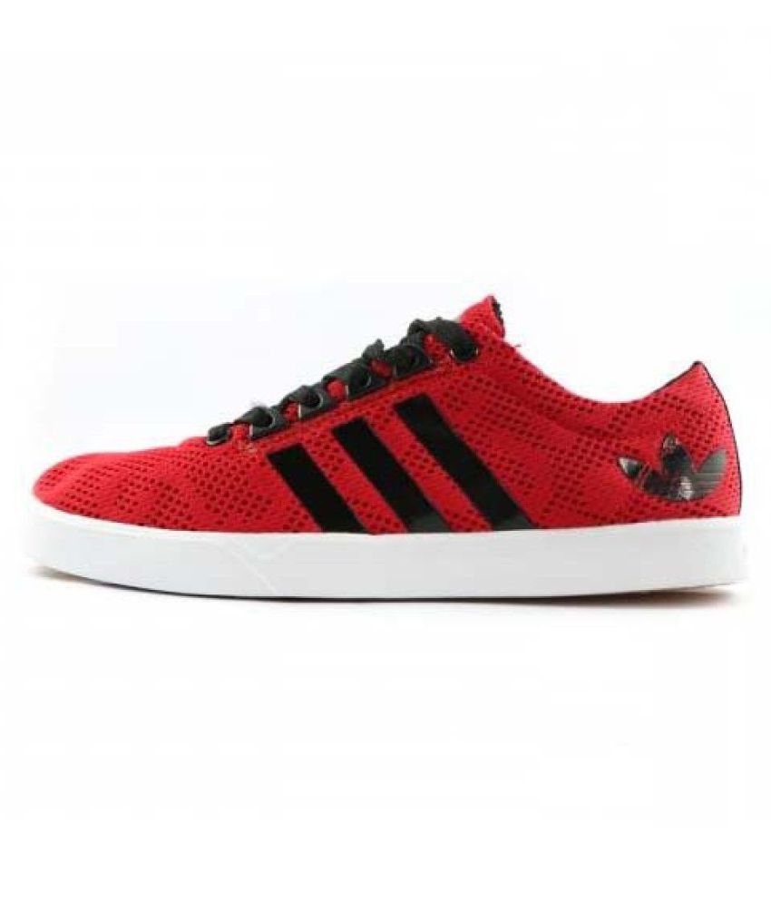 adidas neo red sneakers