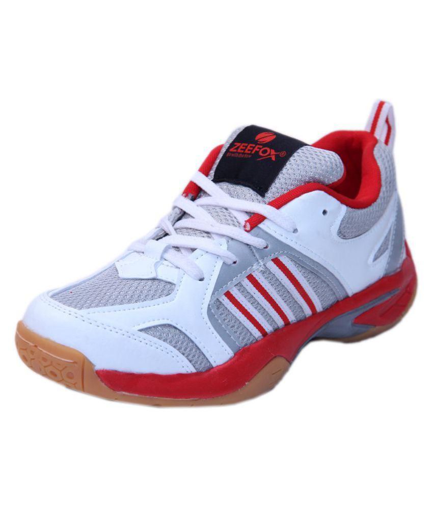 Zeefox Sparx Flat Male White Shoes 