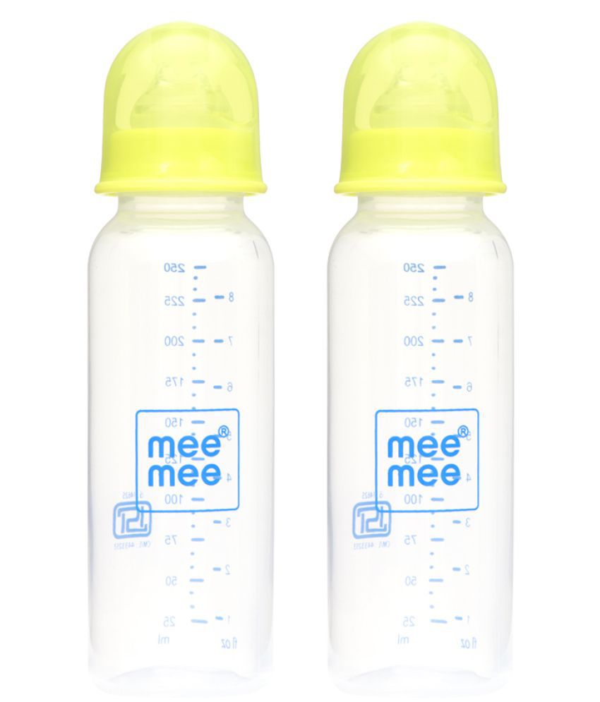 Mee Mee Yellow Feeding Bottle-250 ml