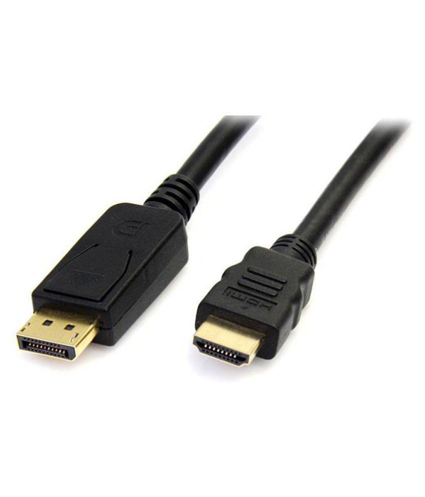 Microware 1.8m Black HDMI Display Port HDMI Male To Male Cable - Buy ...