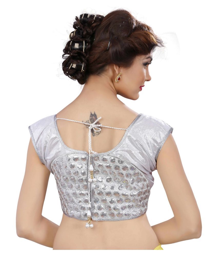 silver blouse indian