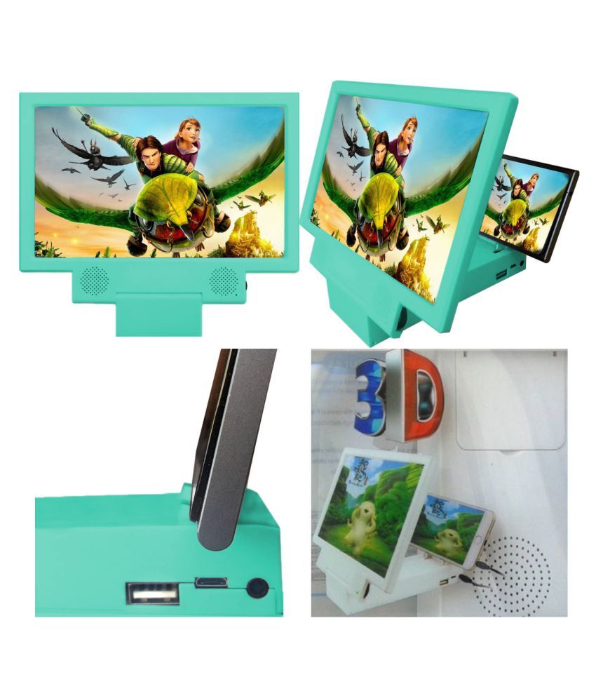 Geocell 3D Screen Enlarger with Power Bank Mobile Enhancements Online