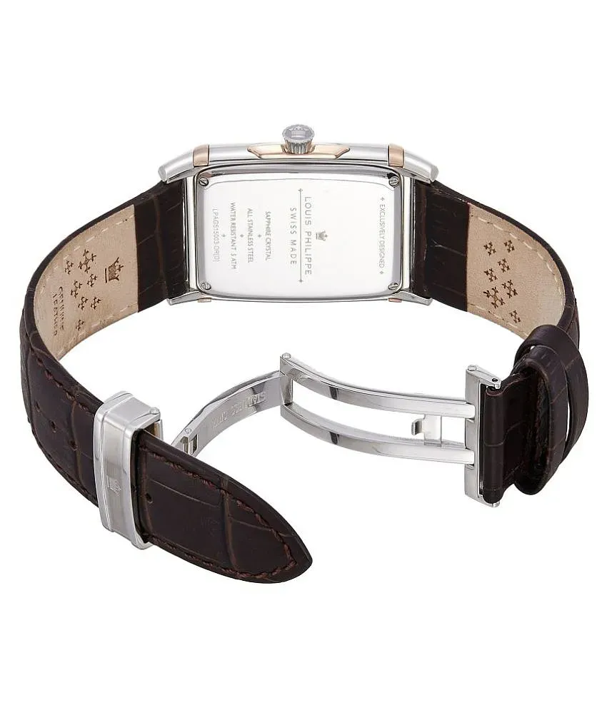 Louis Philippe Aura Analog Silver Dial Mens Watch LPAG515003