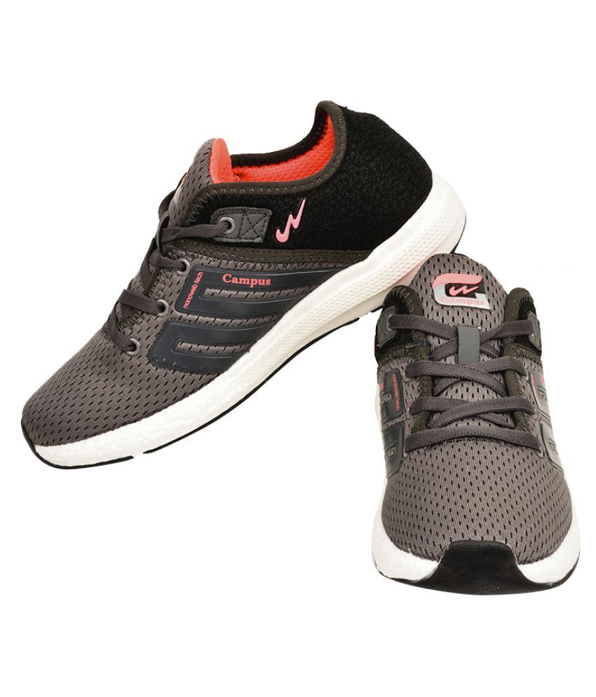 Campus Battle Gray Running Shoes Price in India- Buy Campus Battle Gray 