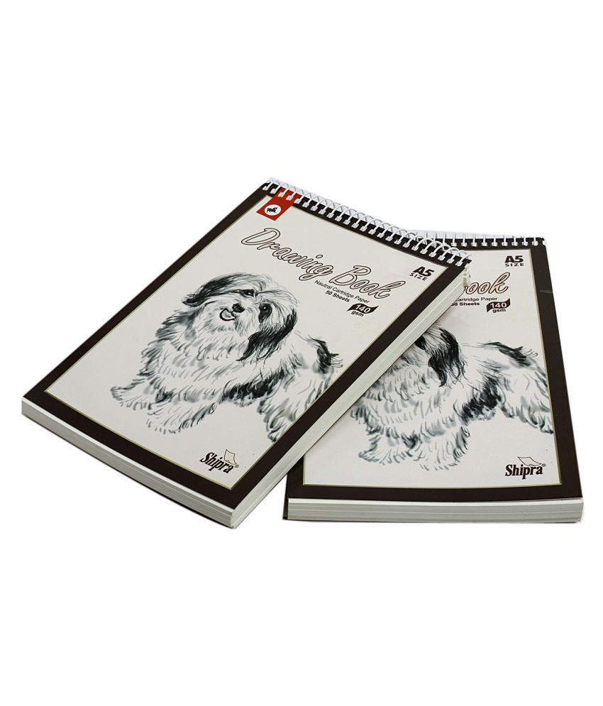 Designers Den A5 Size Drawing Book - Pack of 2 Buy Online 