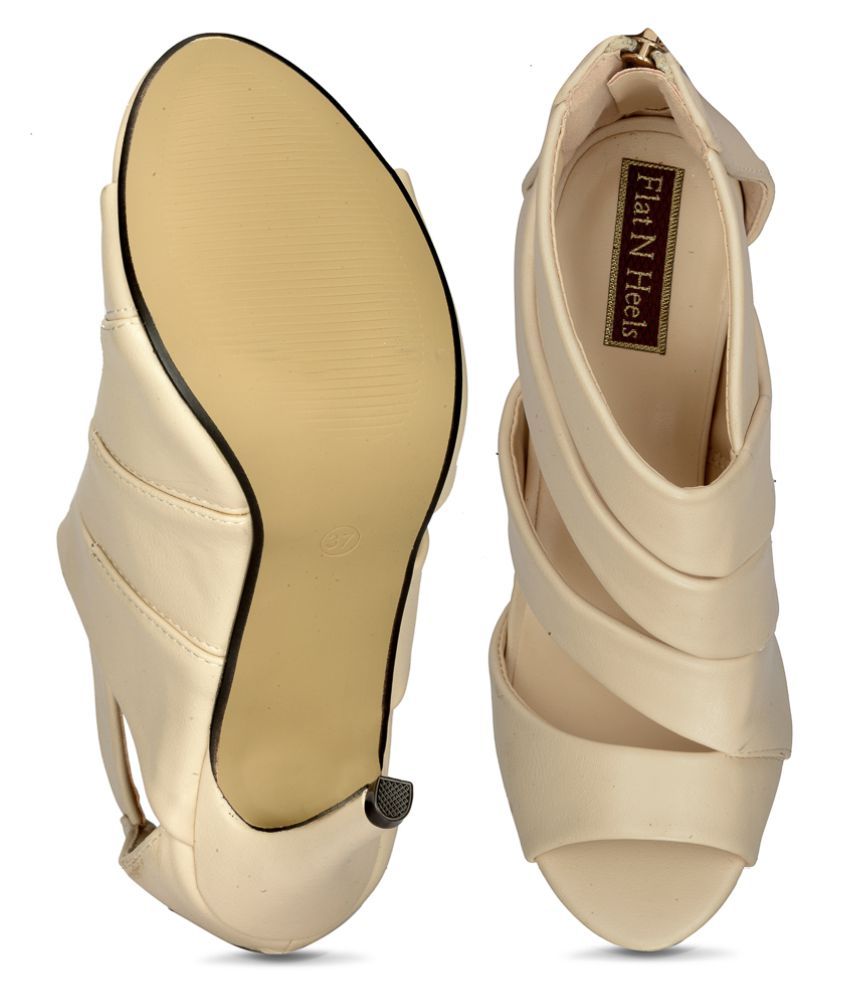 tan pumps flat