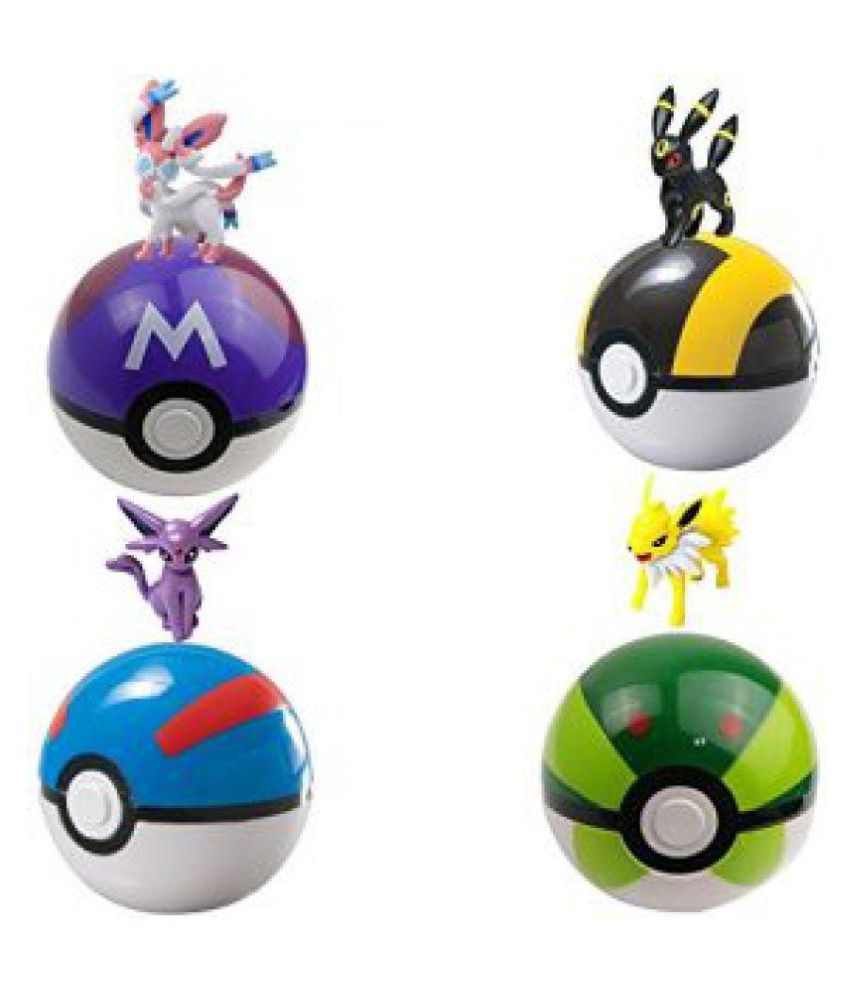 pokemon balls and figures