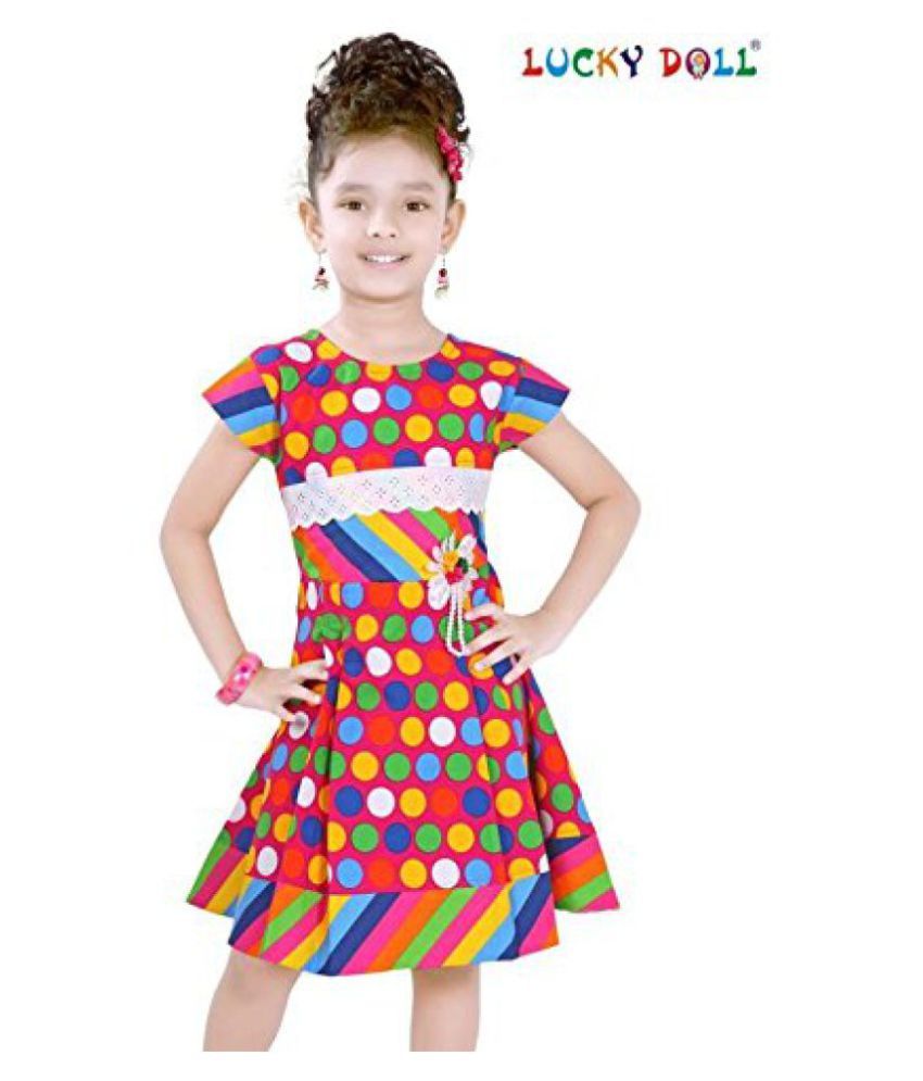 doll frock new design