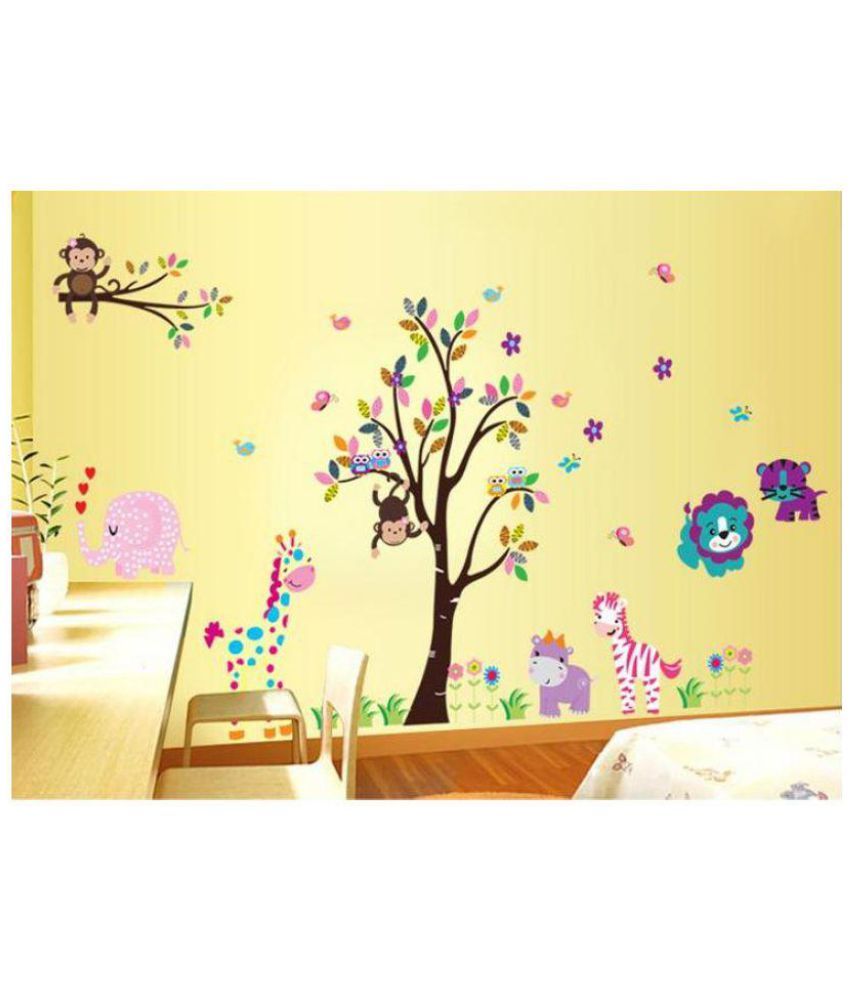 SYGA Printed PVC Vinyl Multicolour Wall Stickers Buy SYGA Printed PVC