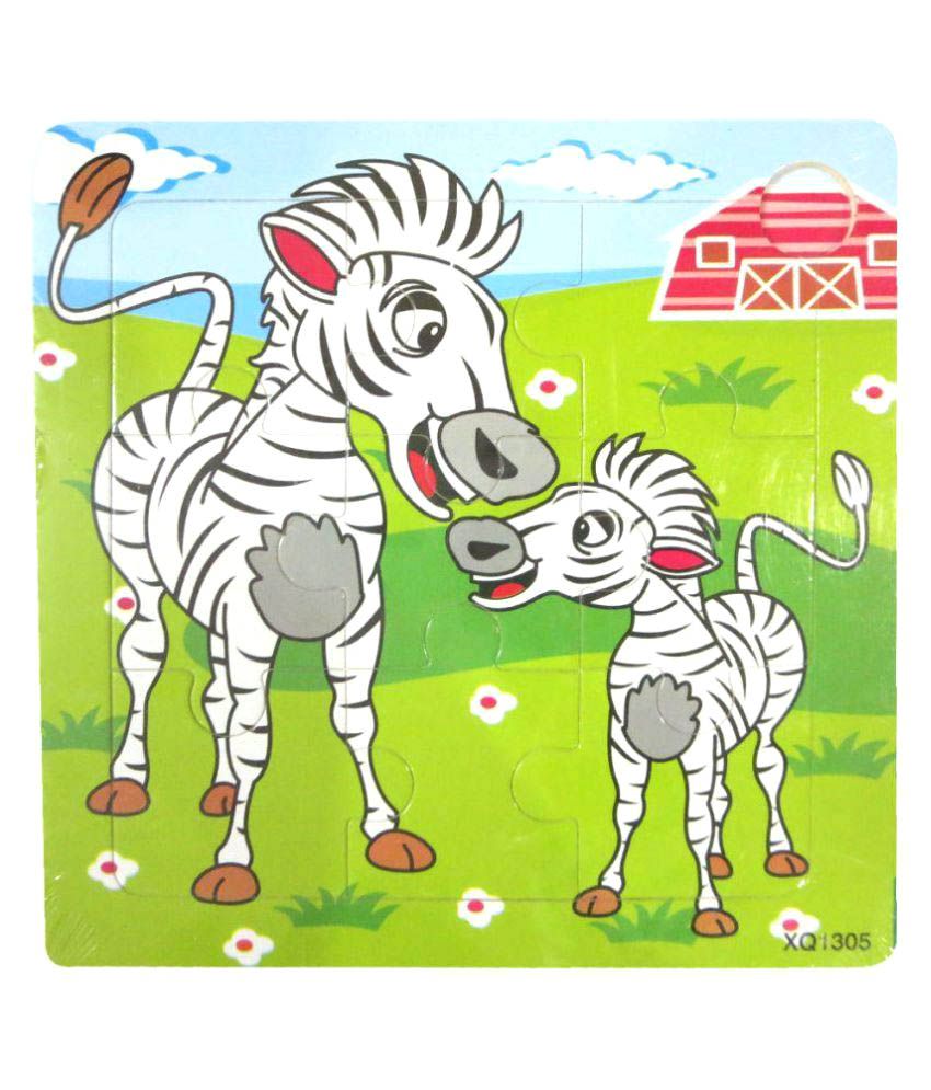 DCS Wooden Zebra Design Puzzle Buy DCS Wooden Zebra Design Puzzle