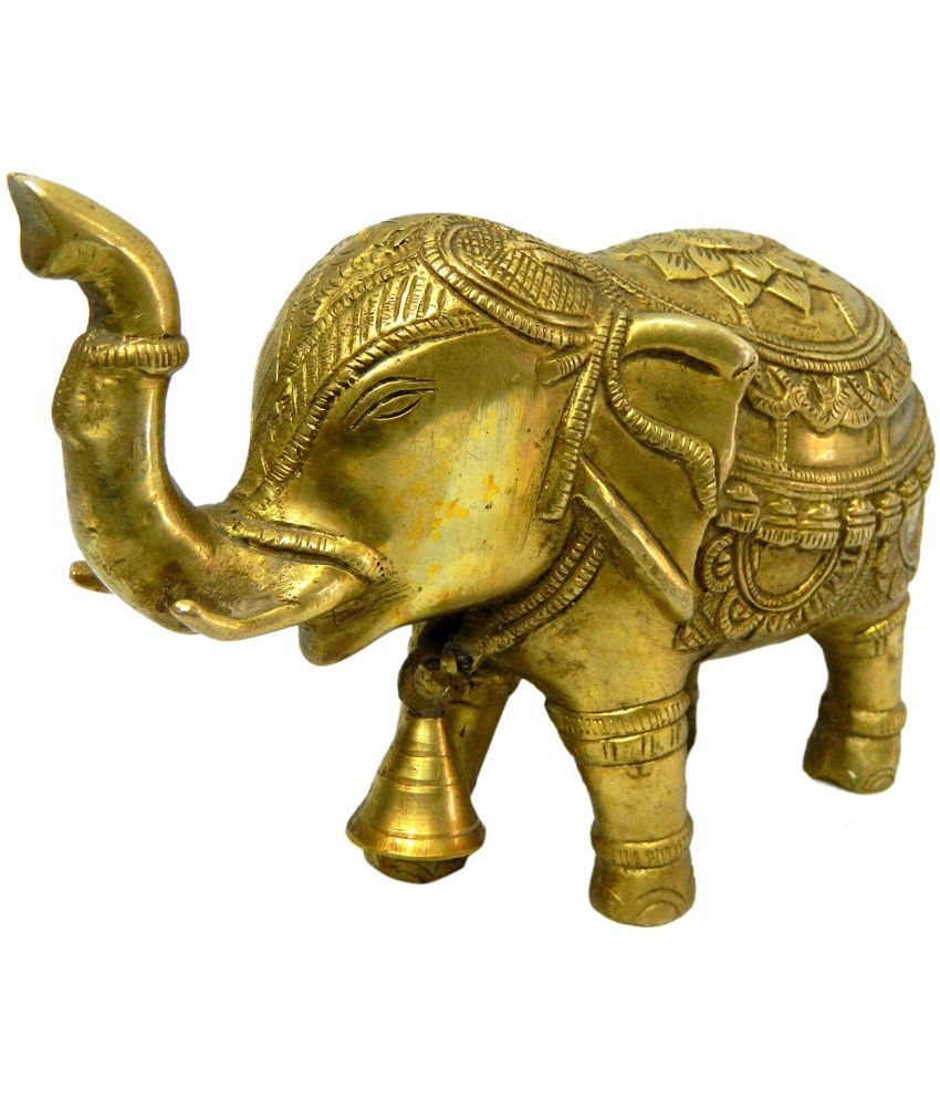 Pure Brass Metal Elephant in Fine Finishing and Decorative art by ...