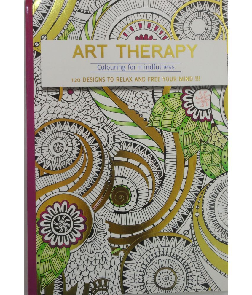 Art Therapy Colouring Book for Adults: Buy Art Therapy Colouring Book