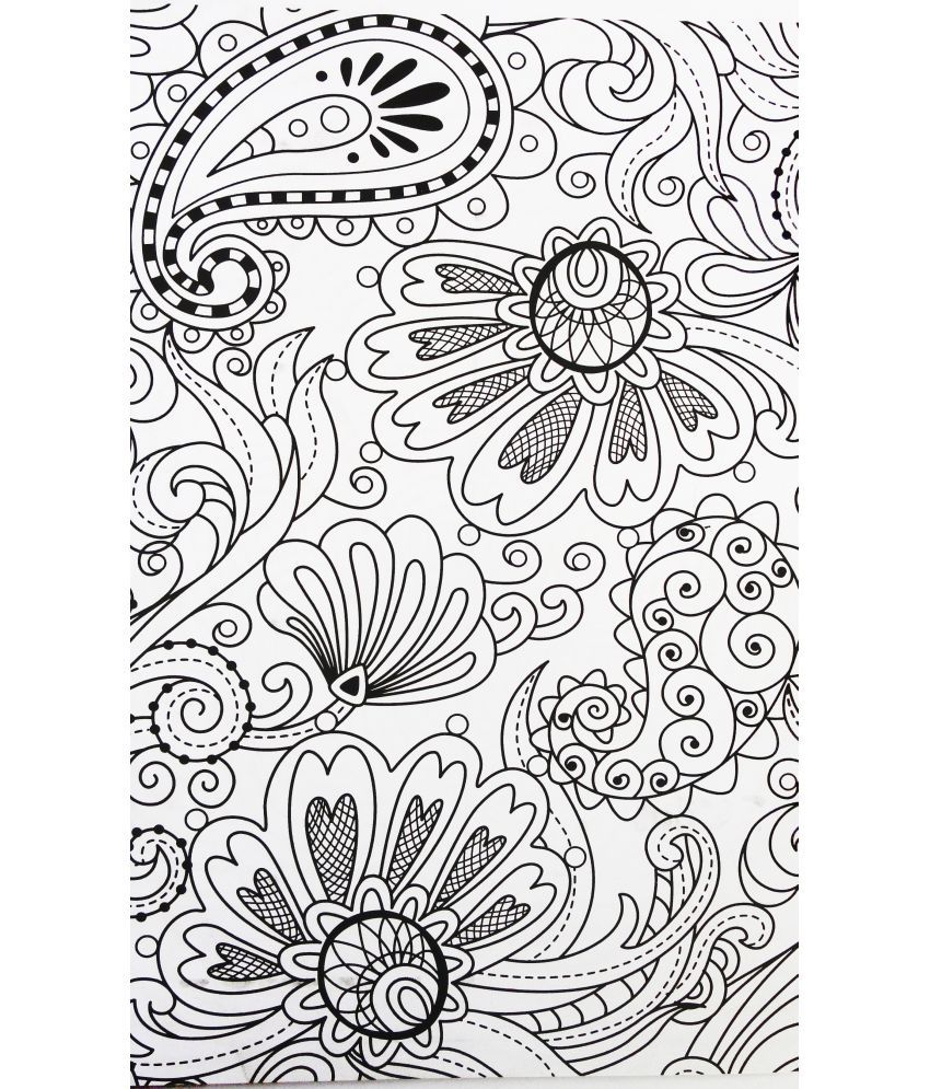 Art Therapy Coloring Page Coloring Book Stock Vector 6786097685 - Aria Art