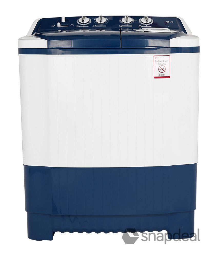 LG 6.5 Kg P7556R3FA Semi Automatic Top Load Washing Machine Dark Blue Price in India Buy LG 6