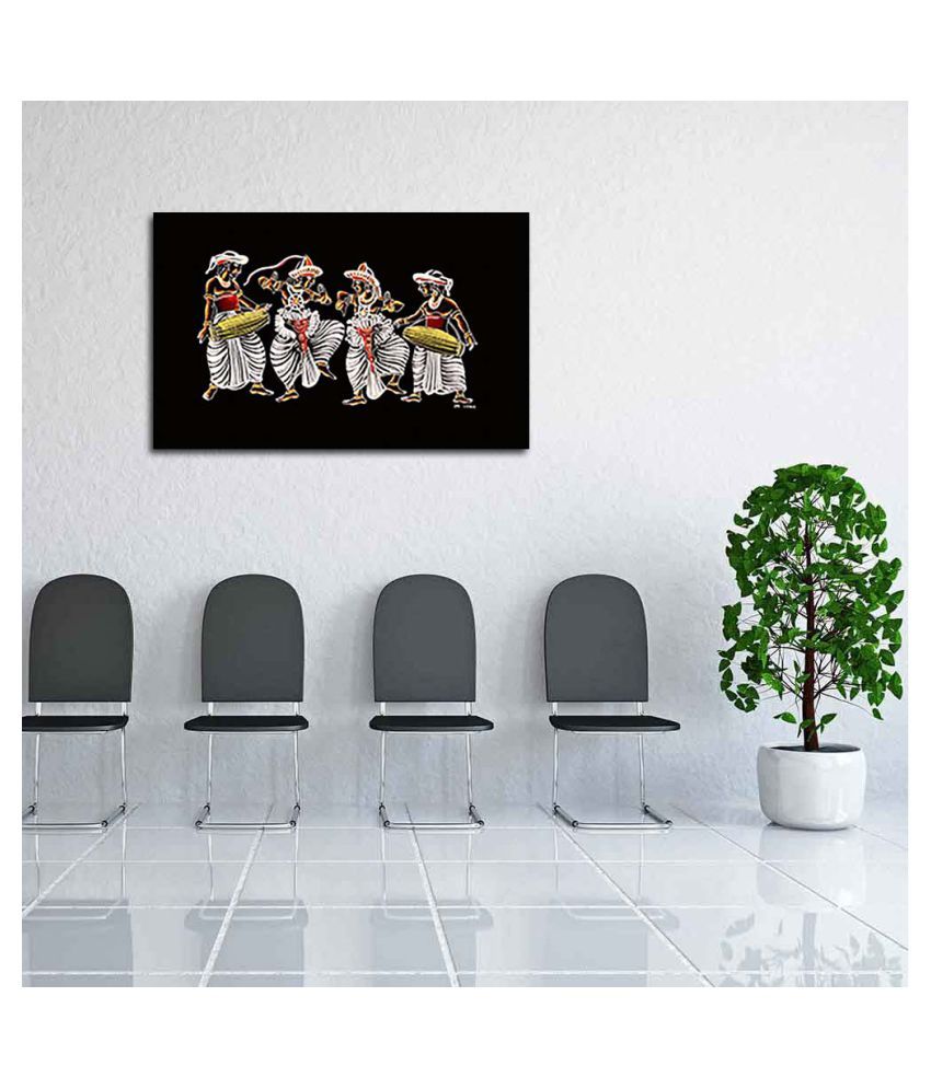 Pitaara Box Sri Lankan Traditional Art PVC Vinyl Multicolour Wall