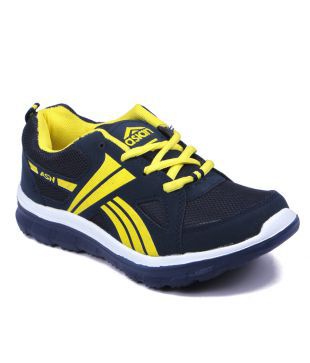 navy mesh sport shoe