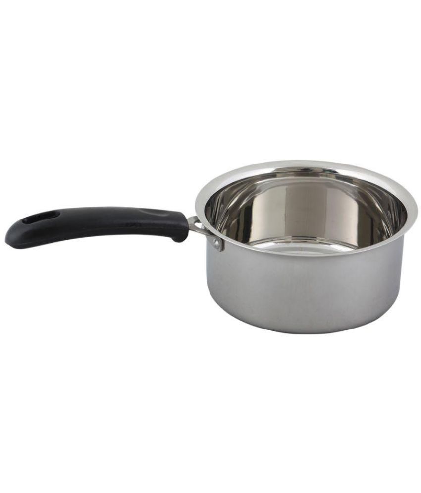 Varchas No Coating Stainless Steel Sauce Pan 20: Buy Online at Best ...