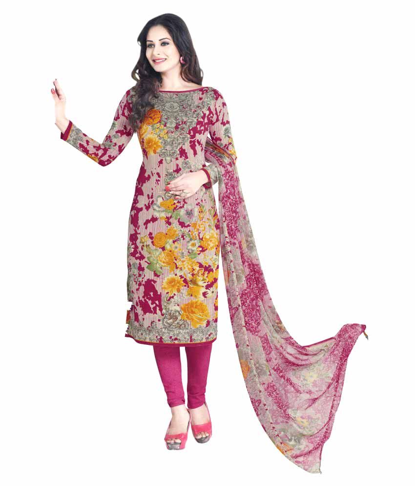 varsha churidar material