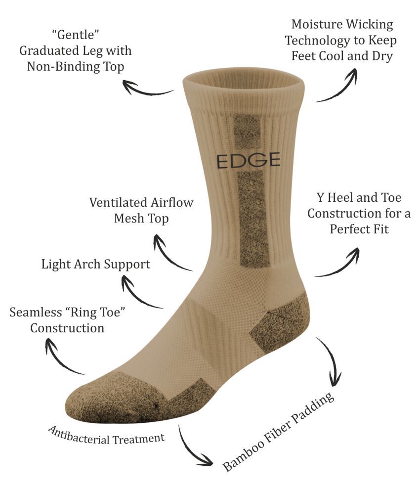Edge Diabetic / Therapeutic Socks Beige Buy Online at Best Price in