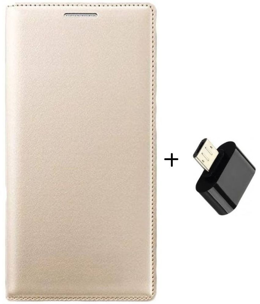 Samsung Galaxy J3 Pro Flip Cover By Drr Golden Flip Covers Online At Low Prices Snapdeal India