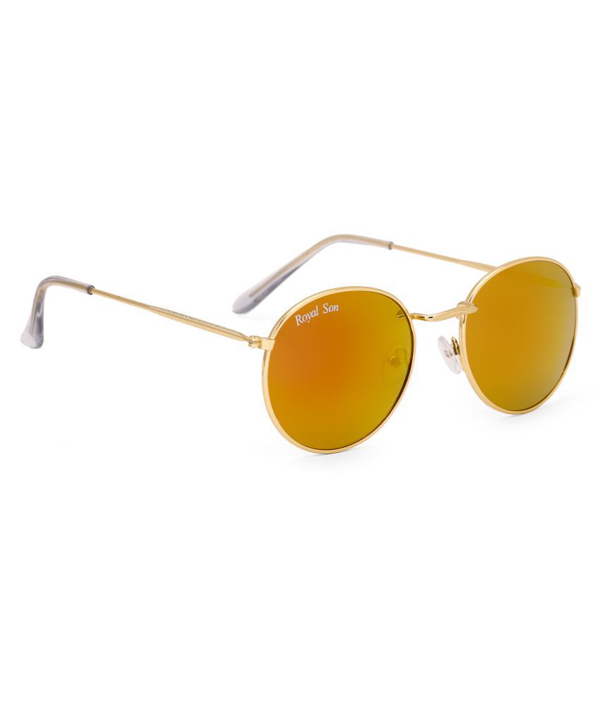 Royal Son Red Round Oversized Sunglasses ( RS0031AV ) - Buy Royal Son ...