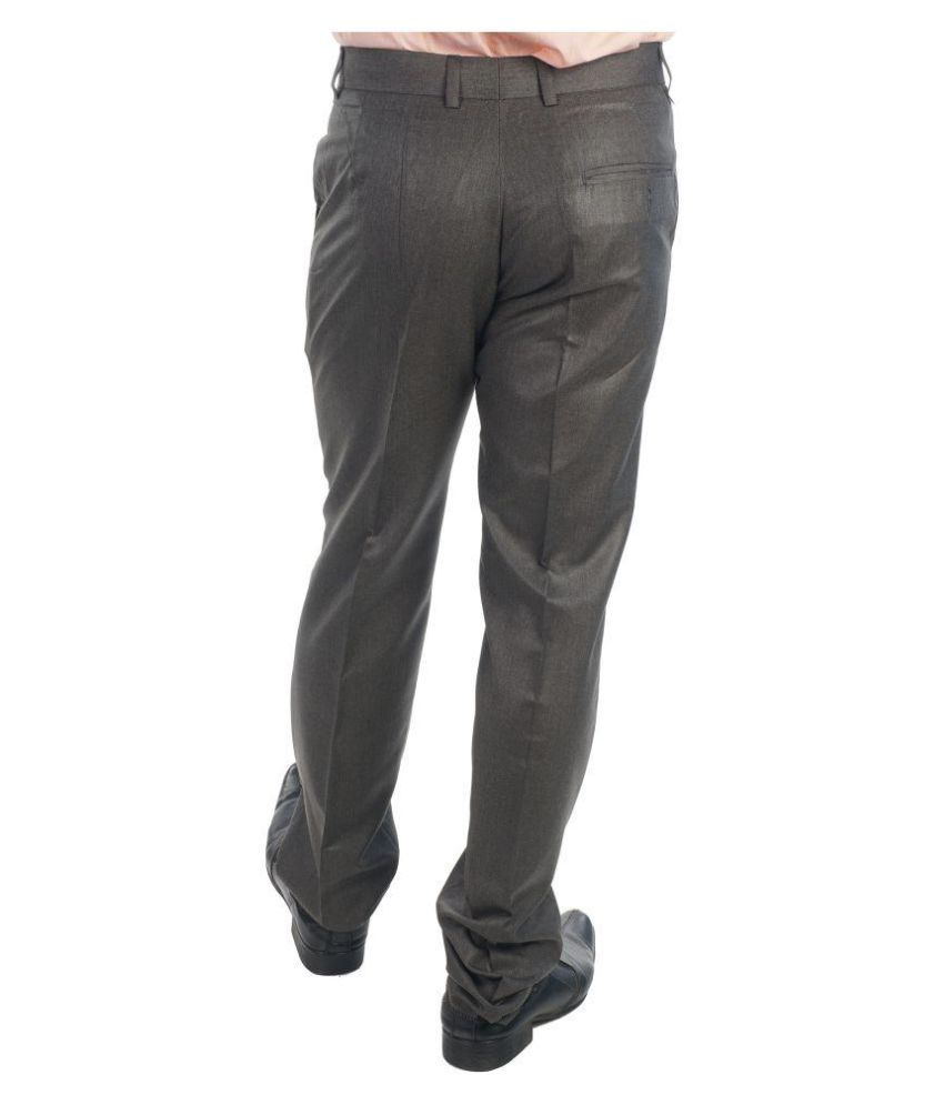 grey pleated trousers mens