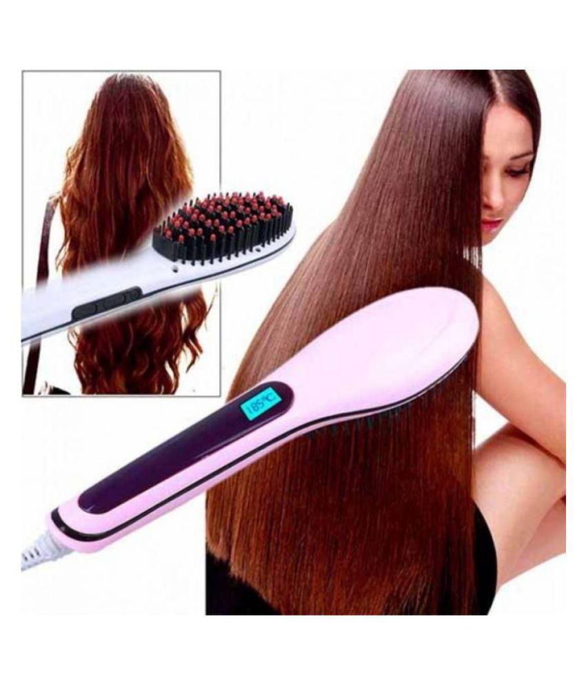 Simply Straight Hair Straightener Comb Pink Price In India