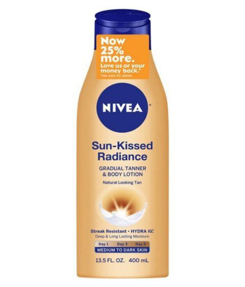 nivea sun kissed radiance lotion