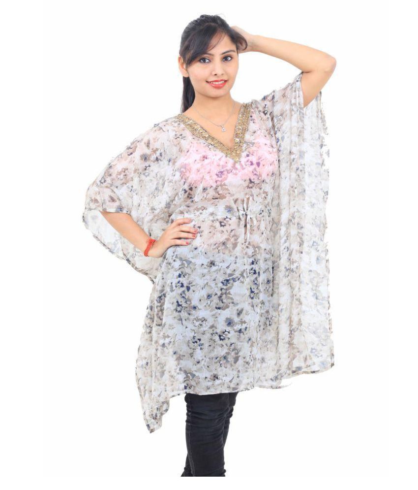 chiffon kaftan styles