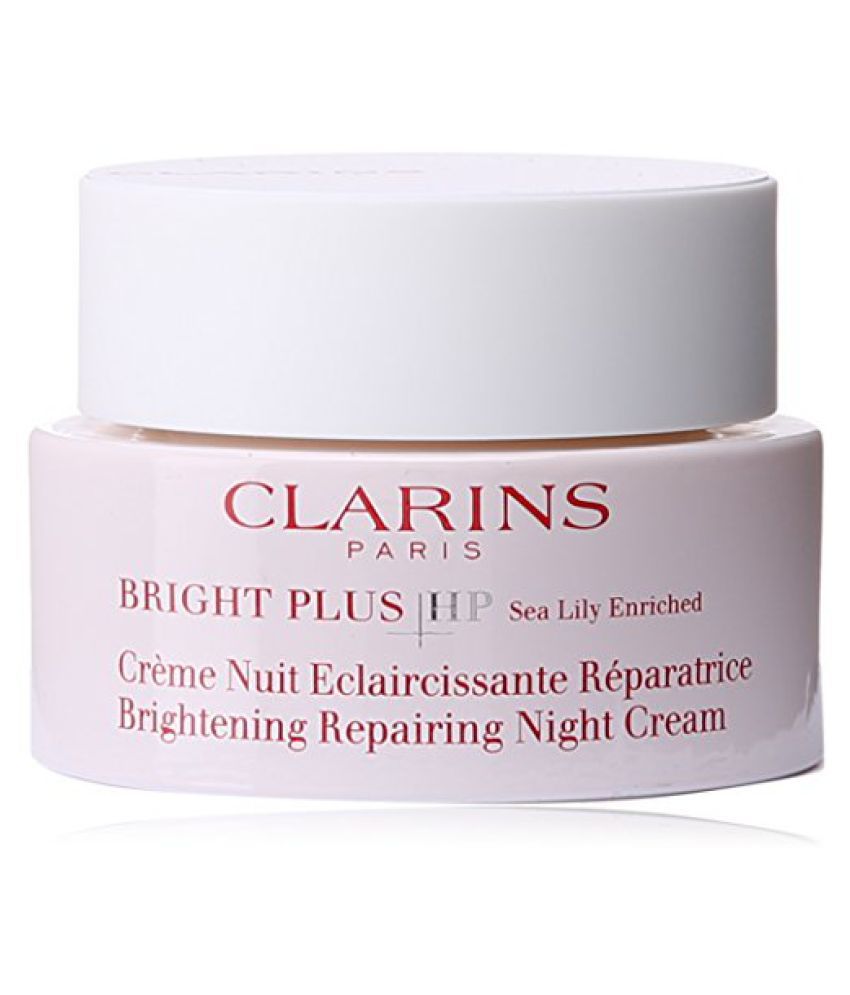Clarins Bright Plus HP Brightening Repairing Night Cream Face Mask ...